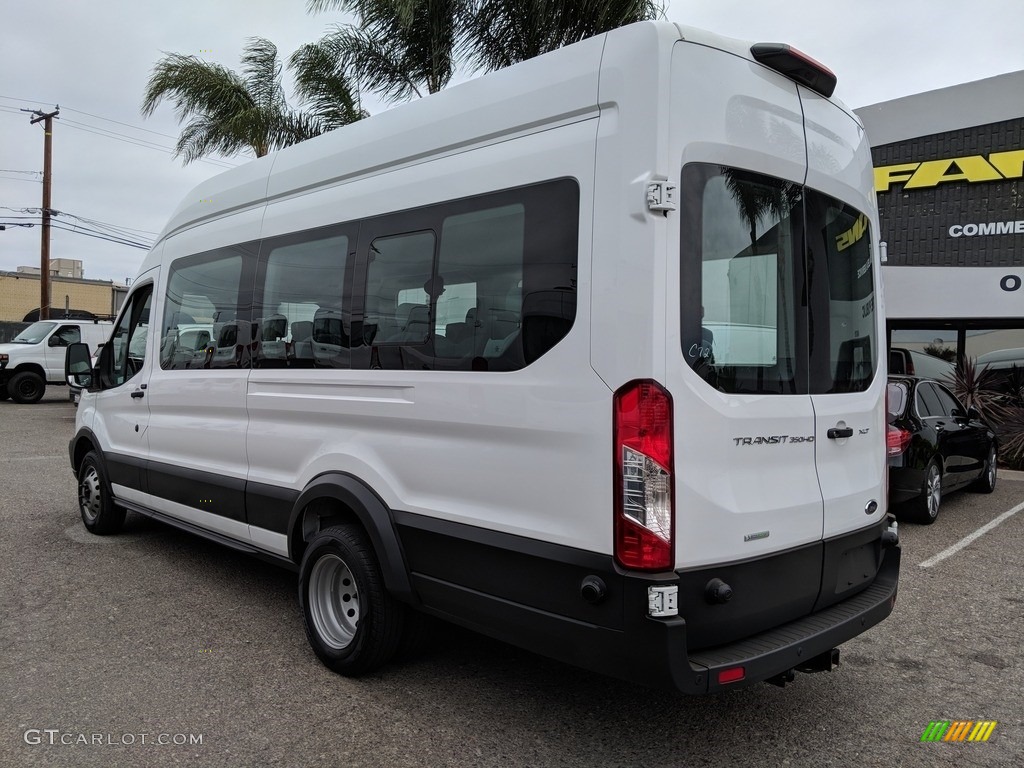 Oxford White 2018 Ford Transit Passenger Wagon XLT 350 HR Long Exterior Photo #127254324