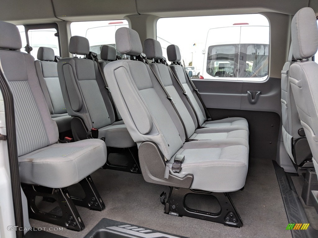 Charcoal Black Interior 2018 Ford Transit Passenger Wagon XLT 350 HR Long Photo #127254405