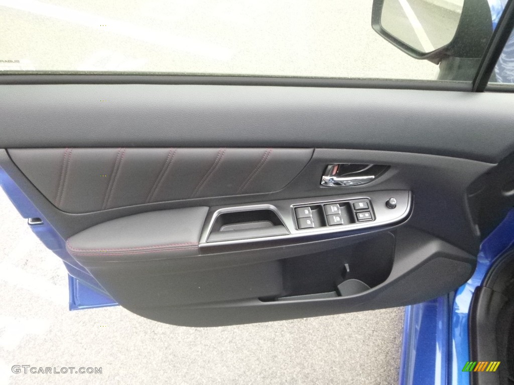 2018 Subaru WRX Premium Carbon Black Door Panel Photo #127255077