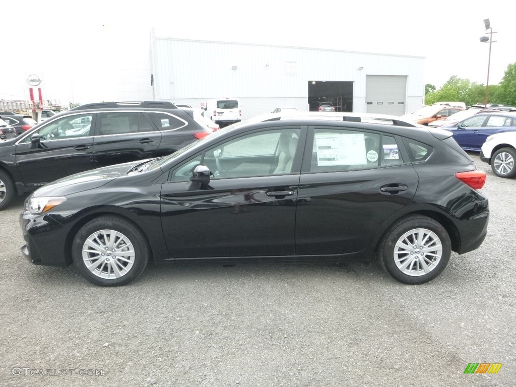 2018 Impreza 2.0i Premium 5-Door - Crystal Black Silica / Ivory photo #7