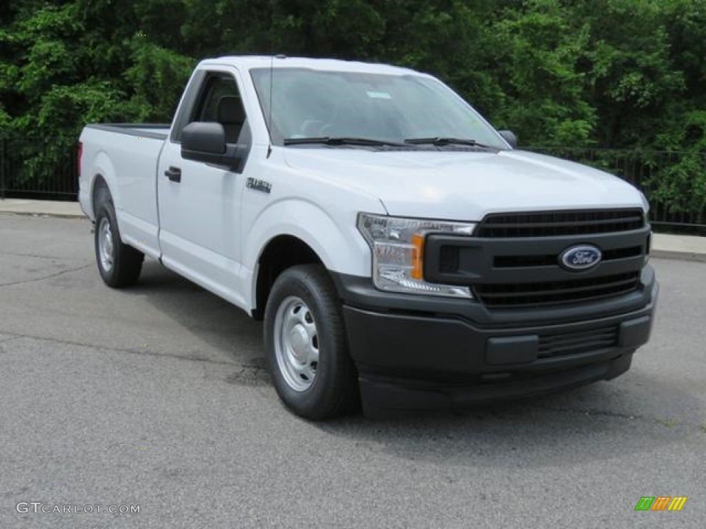 2018 F150 XL Regular Cab - Oxford White / Earth Gray photo #1