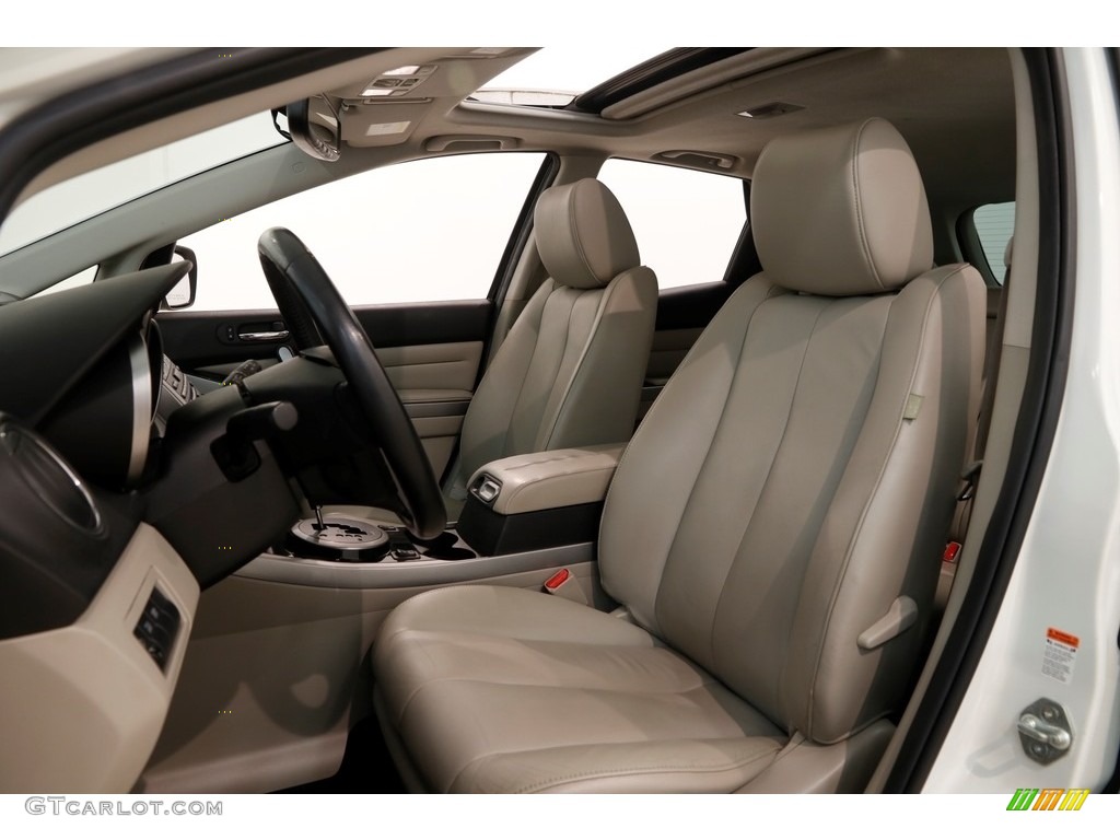 2010 CX-7 s Grand Touring - Crystal White Pearl Mica / Sand photo #5