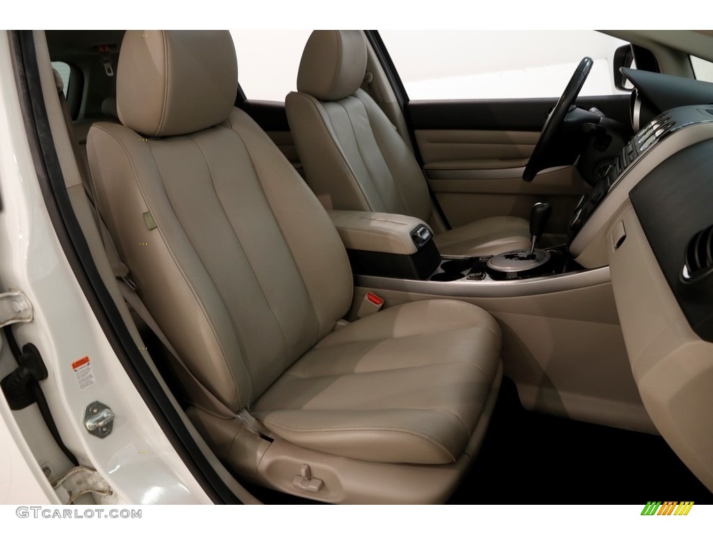 2010 CX-7 s Grand Touring - Crystal White Pearl Mica / Sand photo #15