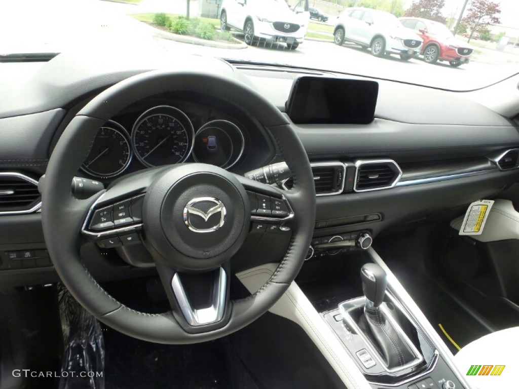 2018 CX-5 Grand Touring AWD - Deep Crystal Blue Mica / Parchment photo #3