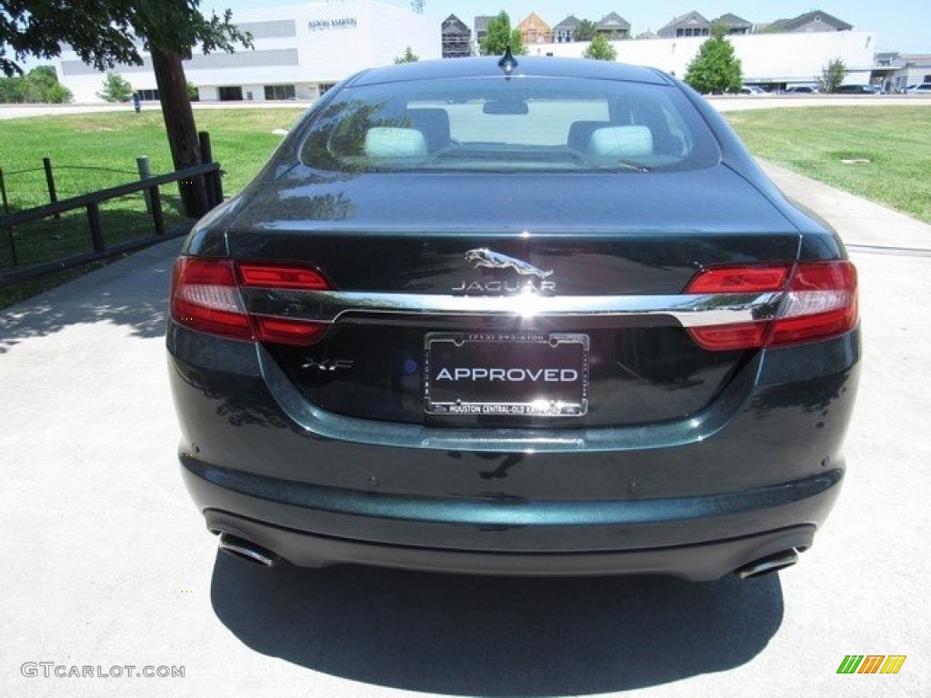 2015 XF 2.0T Premium - British Racing Green Metallic / Dove/Warm Charcoal photo #8
