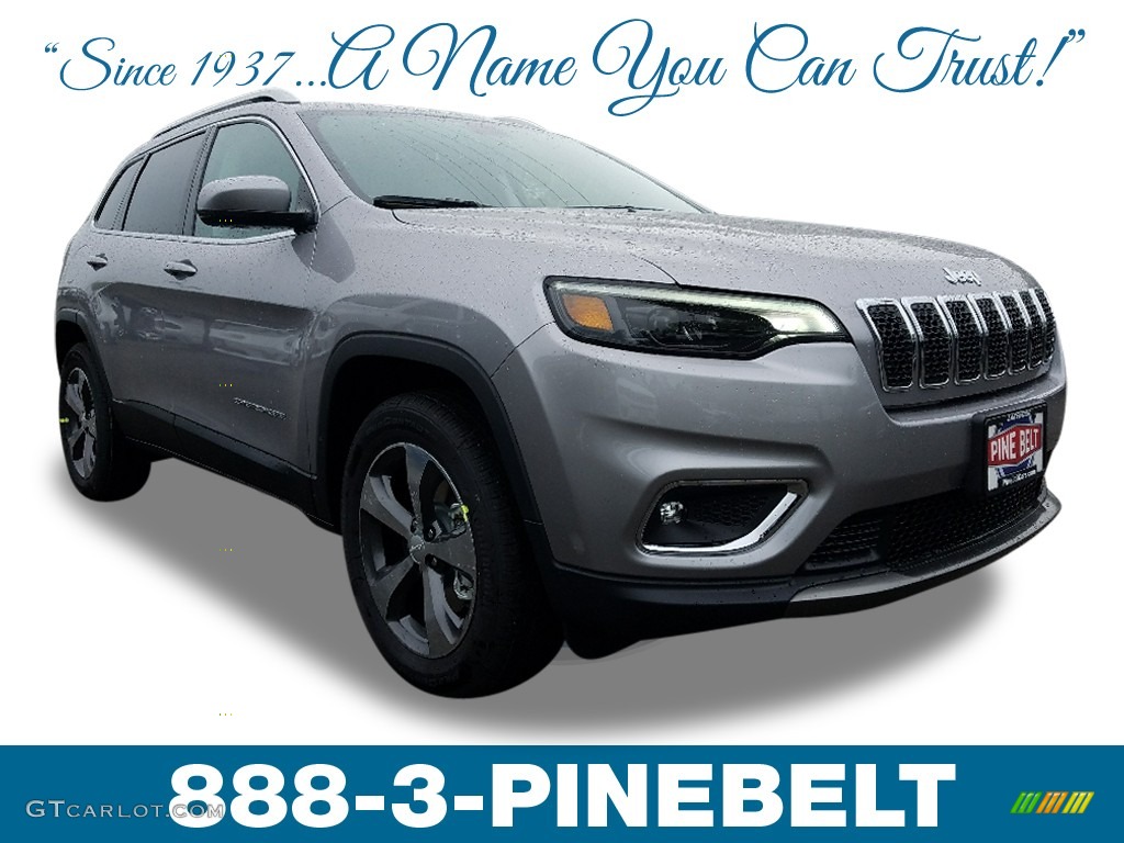 2019 Cherokee Limited 4x4 - Billet Silver Metallic / Black/Ski Grey photo #1