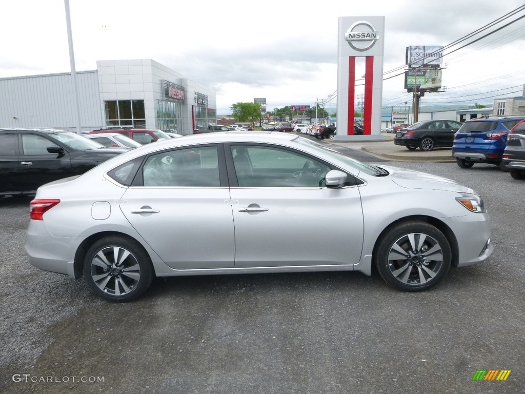 2018 Sentra SL - Brilliant Silver / Charcoal photo #3