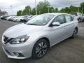 Brilliant Silver 2018 Nissan Sentra SL Exterior