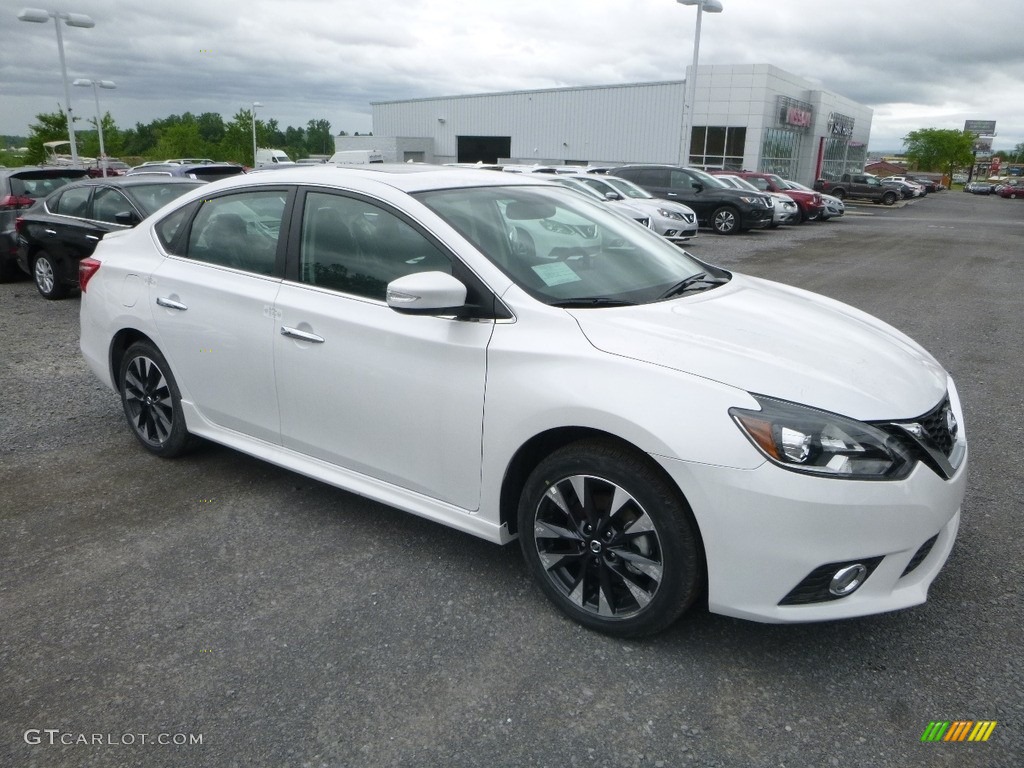 Aspen White Nissan Sentra