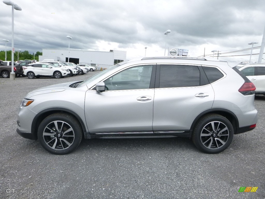 Brilliant Silver 2018 Nissan Rogue SL AWD Exterior Photo #127266561