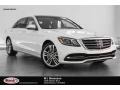 2018 designo Diamond White Metallic Mercedes-Benz S 560 Sedan  photo #1