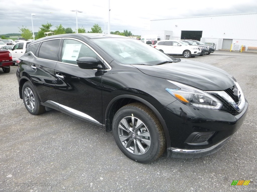 Magnetic Black 2018 Nissan Murano S AWD Exterior Photo #127267023