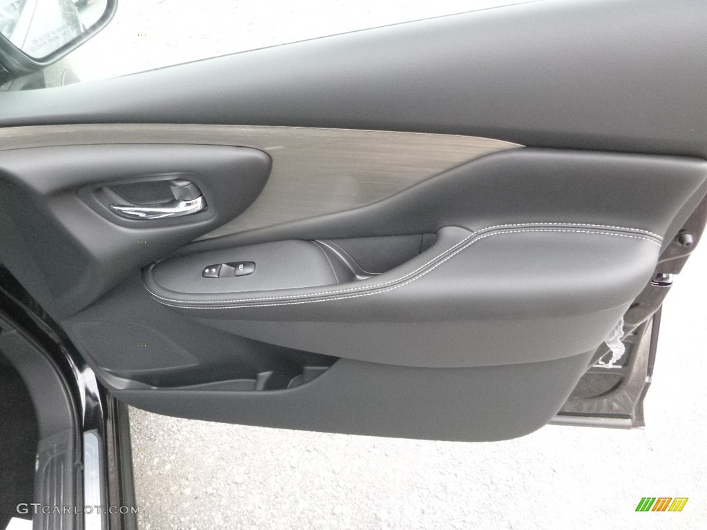 2018 Nissan Murano S AWD Graphite Door Panel Photo #127267341