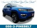 2018 Laser Blue Pearl Jeep Compass Limited 4x4  photo #1