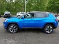 2018 Laser Blue Pearl Jeep Compass Limited 4x4  photo #3
