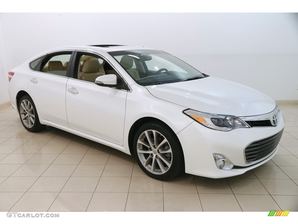2015 Avalon XLE Touring - Blizzard Pearl / Almond photo #1