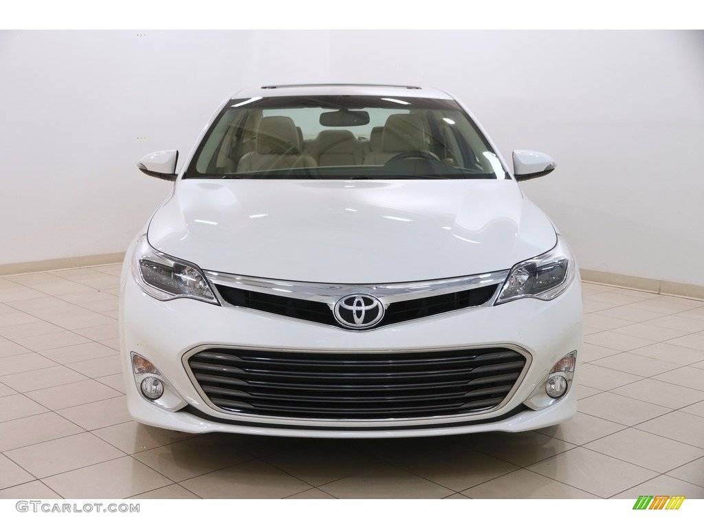2015 Avalon XLE Touring - Blizzard Pearl / Almond photo #2