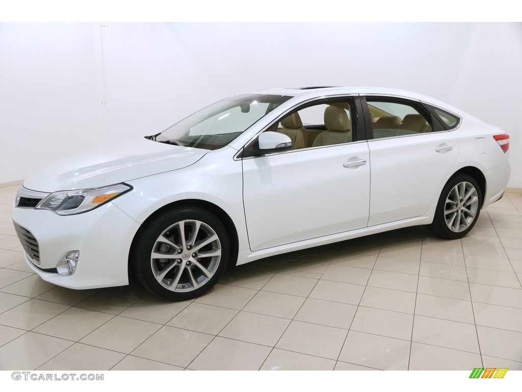 2015 Avalon XLE Touring - Blizzard Pearl / Almond photo #3