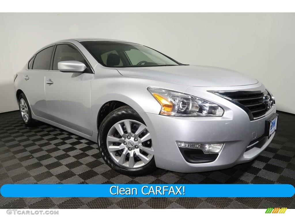 2015 Altima 2.5 S - Brilliant Silver / Charcoal photo #1