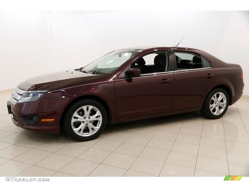 2012 Fusion SE - Bordeaux Reserve Metallic / Charcoal Black photo #3