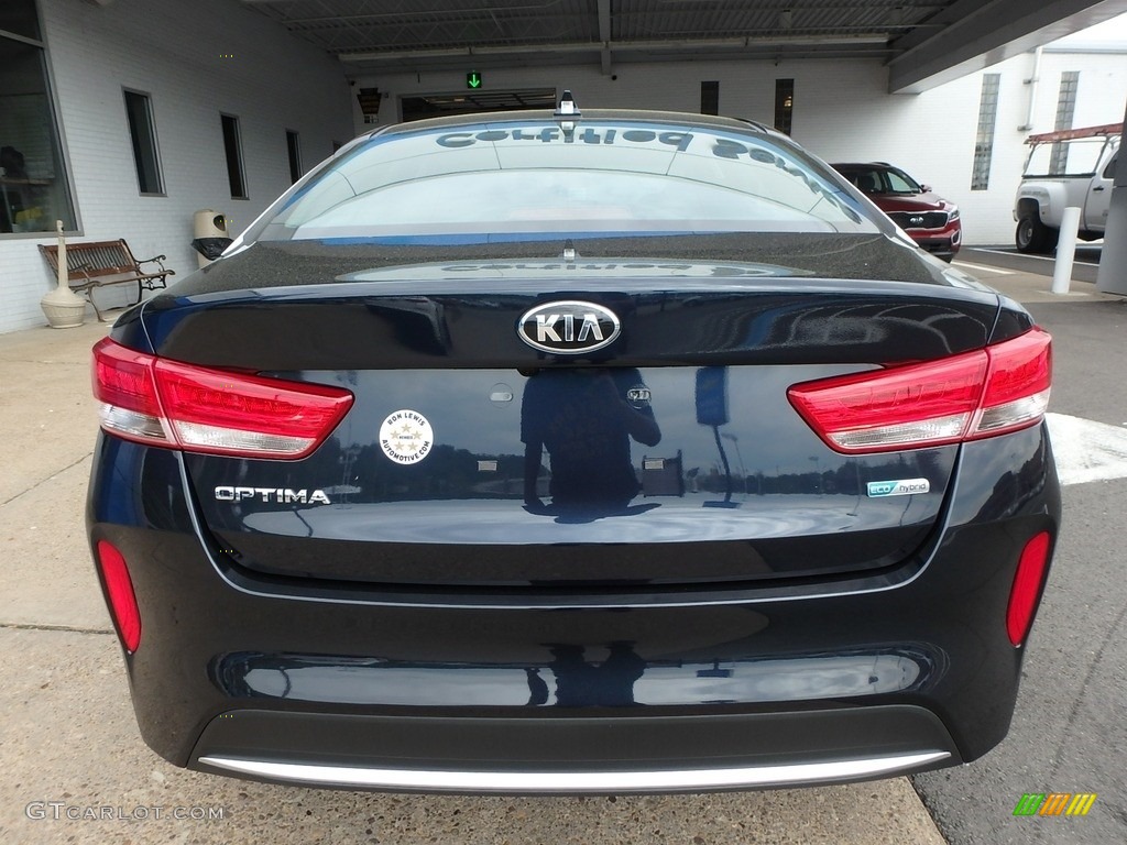 2018 Optima Hybrid Premium - Gravity Blue / Black photo #4