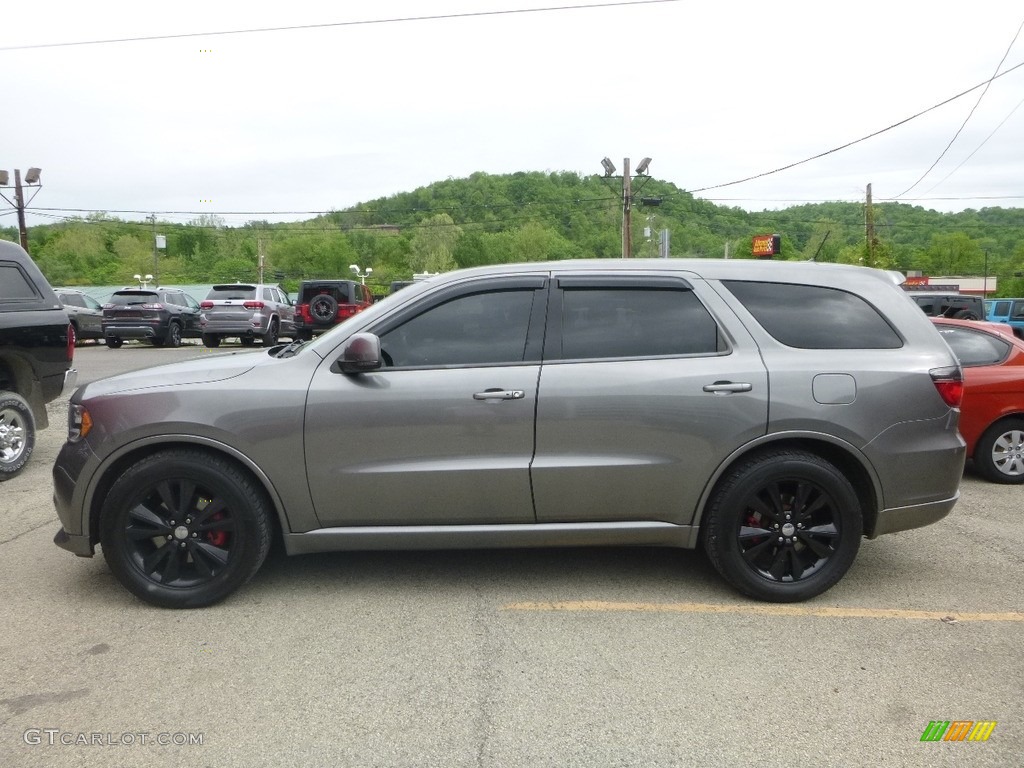 2012 Durango R/T AWD - Mineral Gray Metallic / Black photo #2