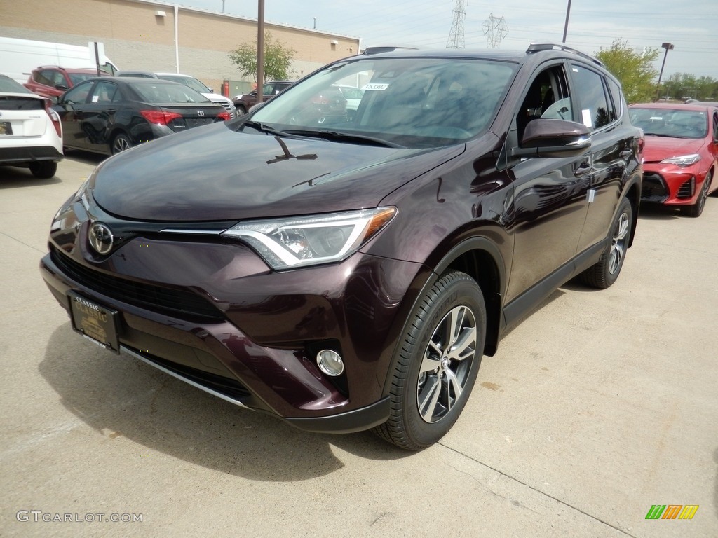 2018 RAV4 XLE AWD - Black / Black photo #1