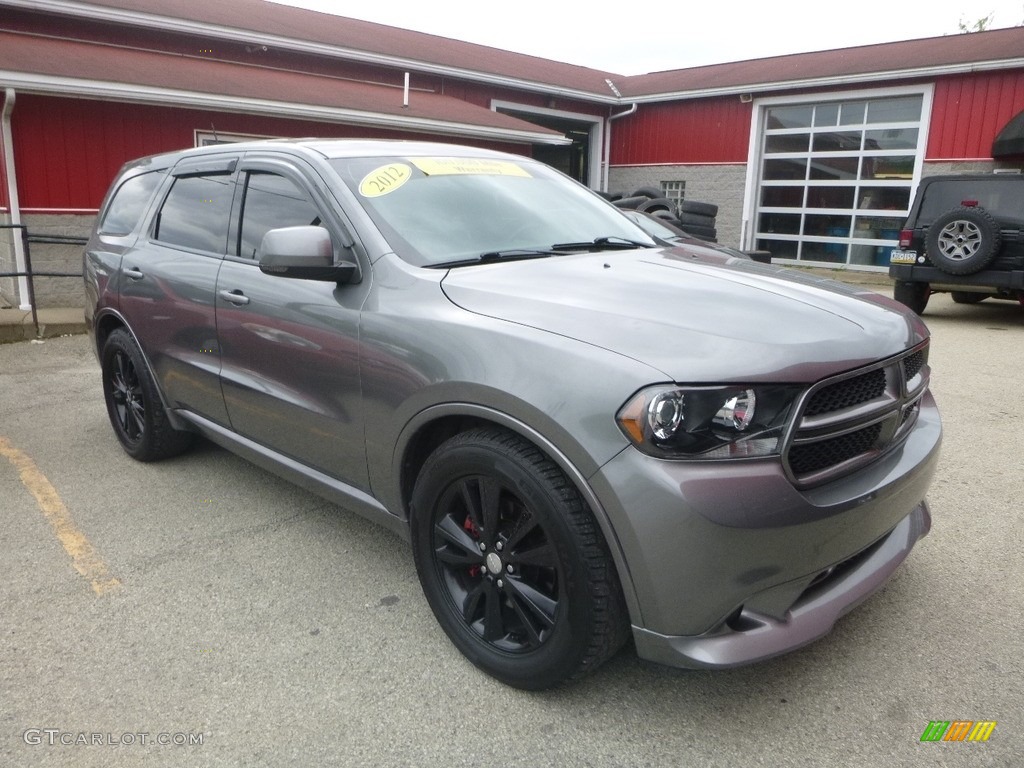 2012 Durango R/T AWD - Mineral Gray Metallic / Black photo #7