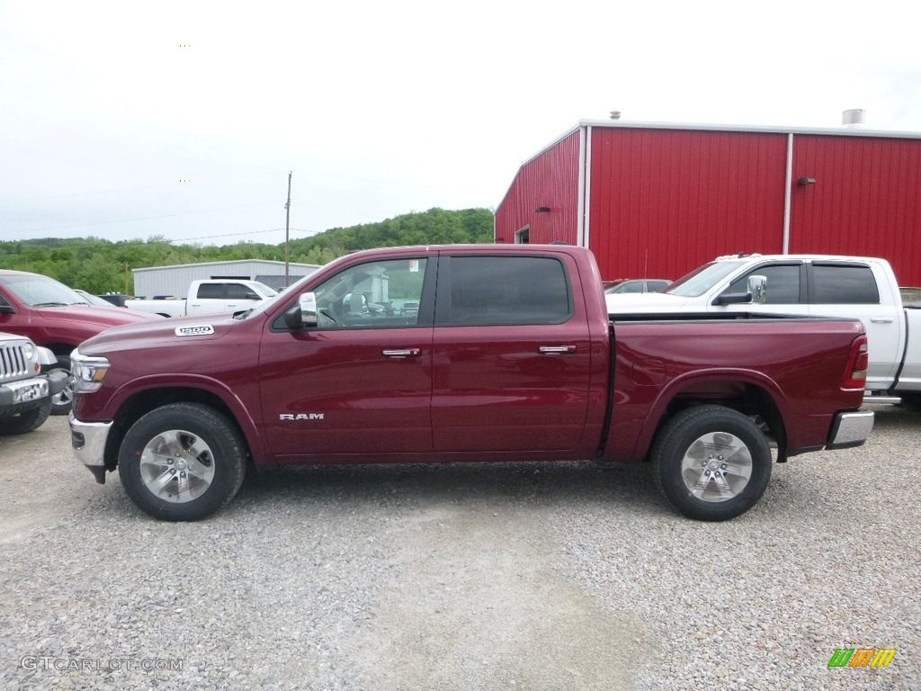 2019 1500 Laramie Crew Cab 4x4 - Delmonico Red Pearl / Black photo #2