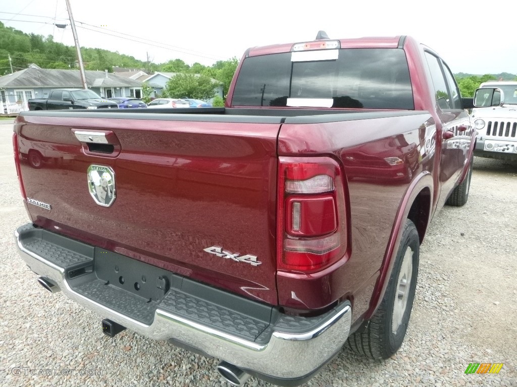 2019 1500 Laramie Crew Cab 4x4 - Delmonico Red Pearl / Black photo #5