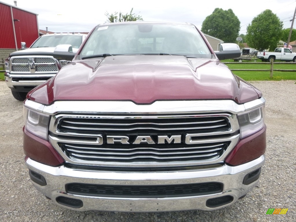 2019 1500 Laramie Crew Cab 4x4 - Delmonico Red Pearl / Black photo #7