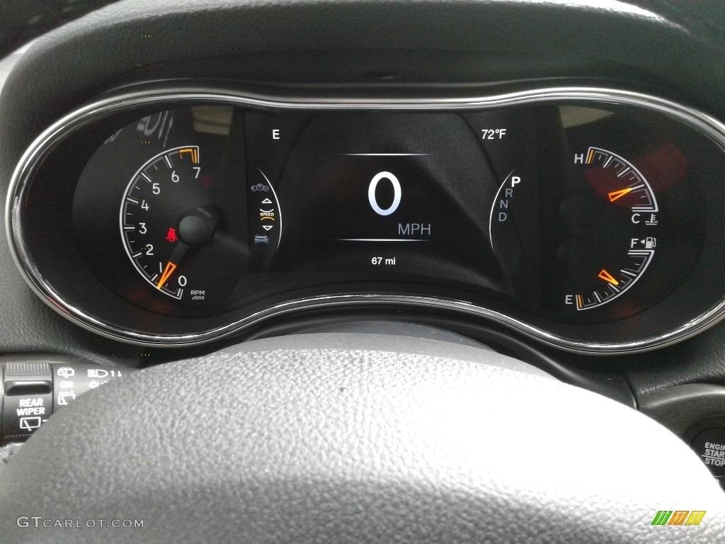 2018 Grand Cherokee Altitude 4x4 - Rhino / Black photo #21