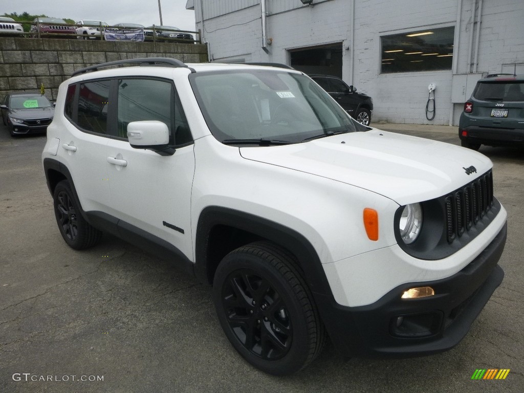 2018 Renegade Latitude 4x4 - Alpine White / Black photo #7