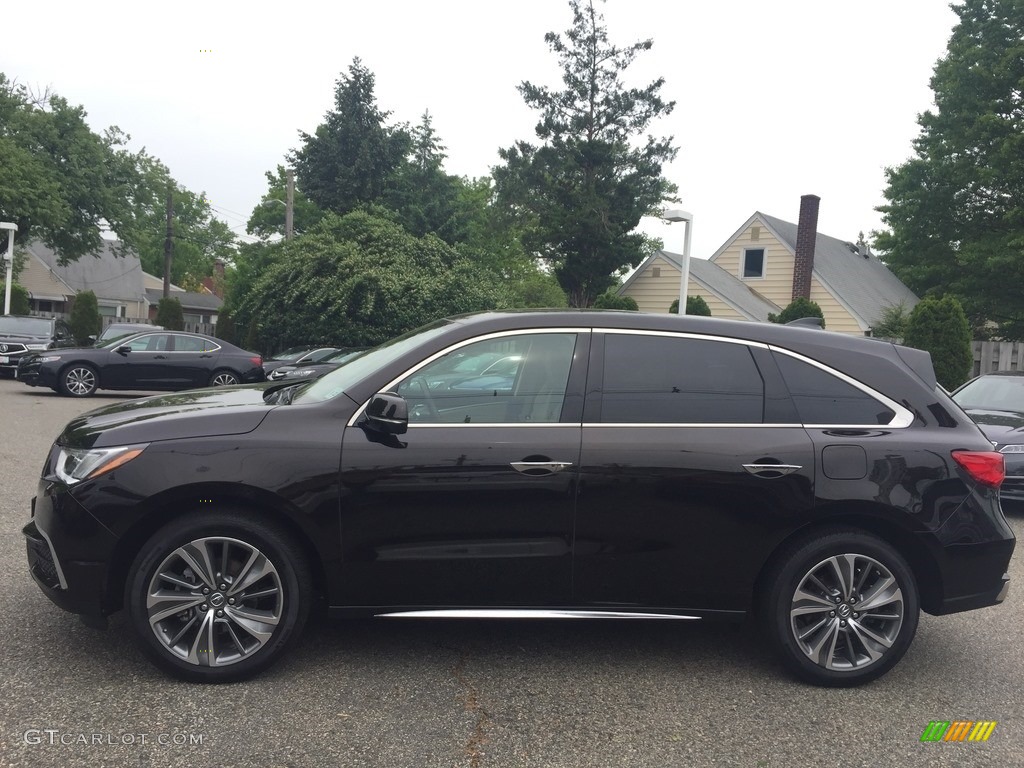 2017 MDX Technology SH-AWD - Black Copper Pearl / Parchment photo #6