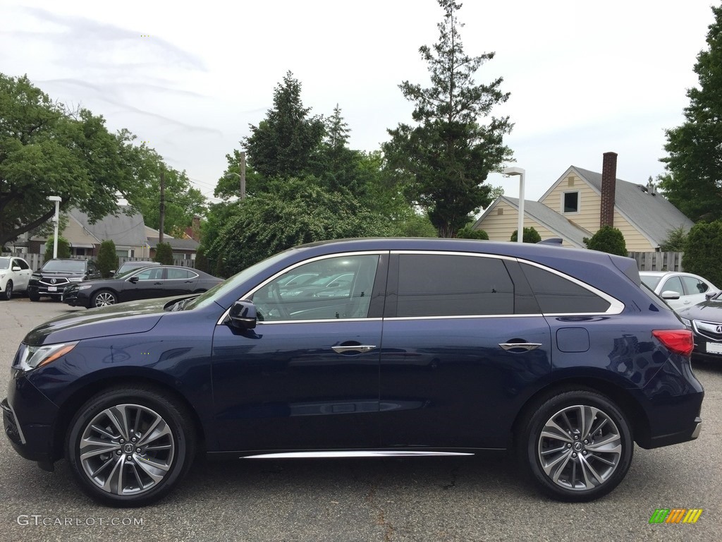 2017 MDX Technology SH-AWD - Fathom Blue Pearl / Graystone photo #6