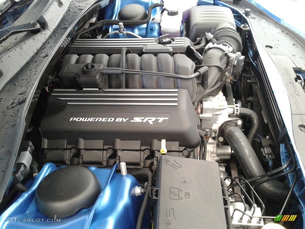 2018 Charger R/T Scat Pack - B5 Blue Pearl / Black photo #28
