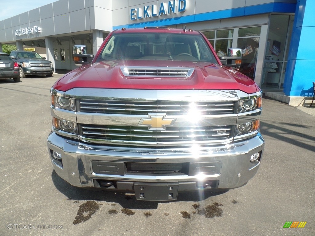 2018 Silverado 3500HD LTZ Crew Cab 4x4 - Cajun Red Tintcoat / Cocoa/­Dune photo #3