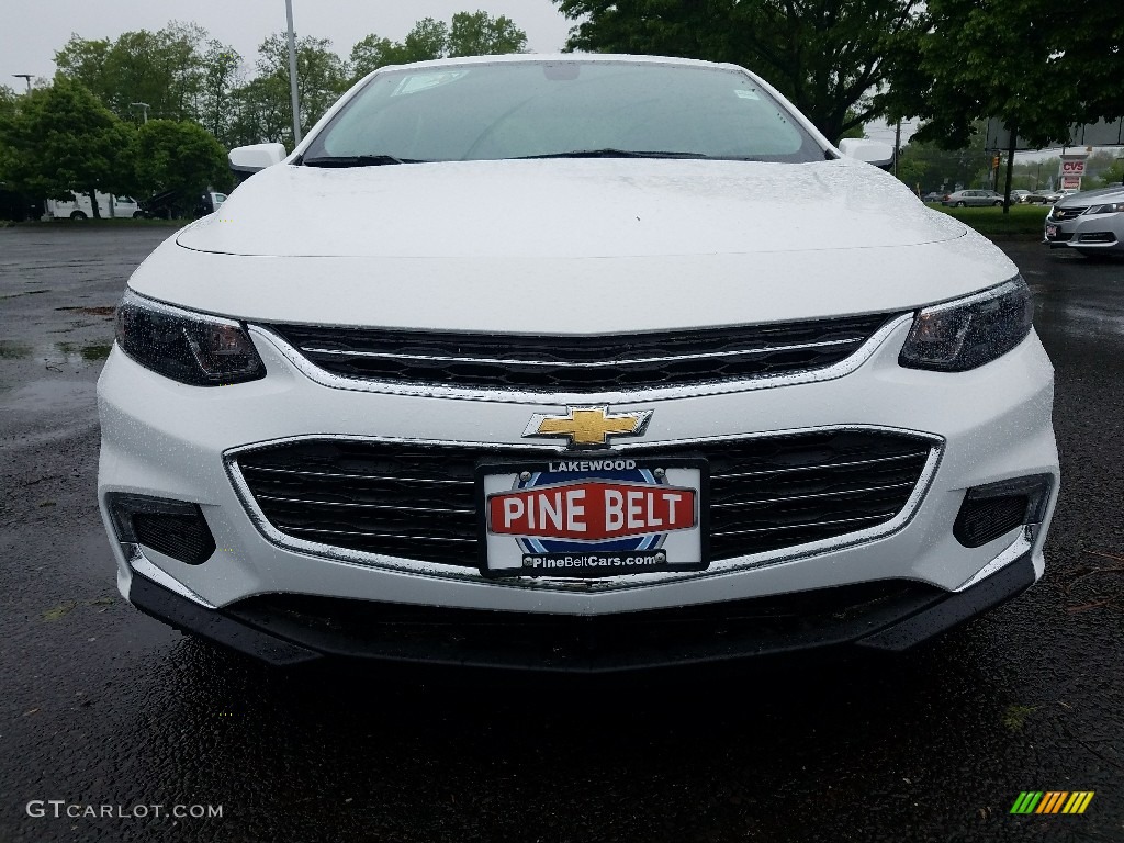 2018 Malibu Hybrid - Summit White / Jet Black photo #2