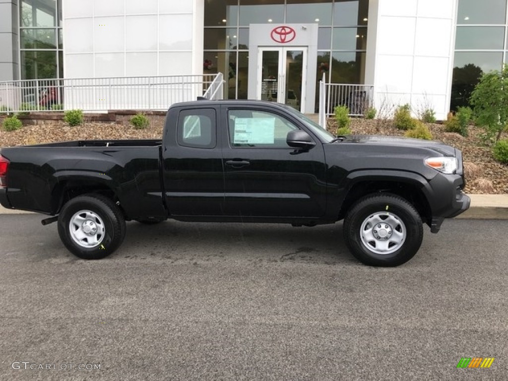 Midnight Black Metallic 2018 Toyota Tacoma SR Access Cab 4x4 Exterior Photo #127280989