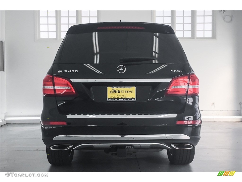 2018 GLS 450 4Matic - Black / Black photo #4