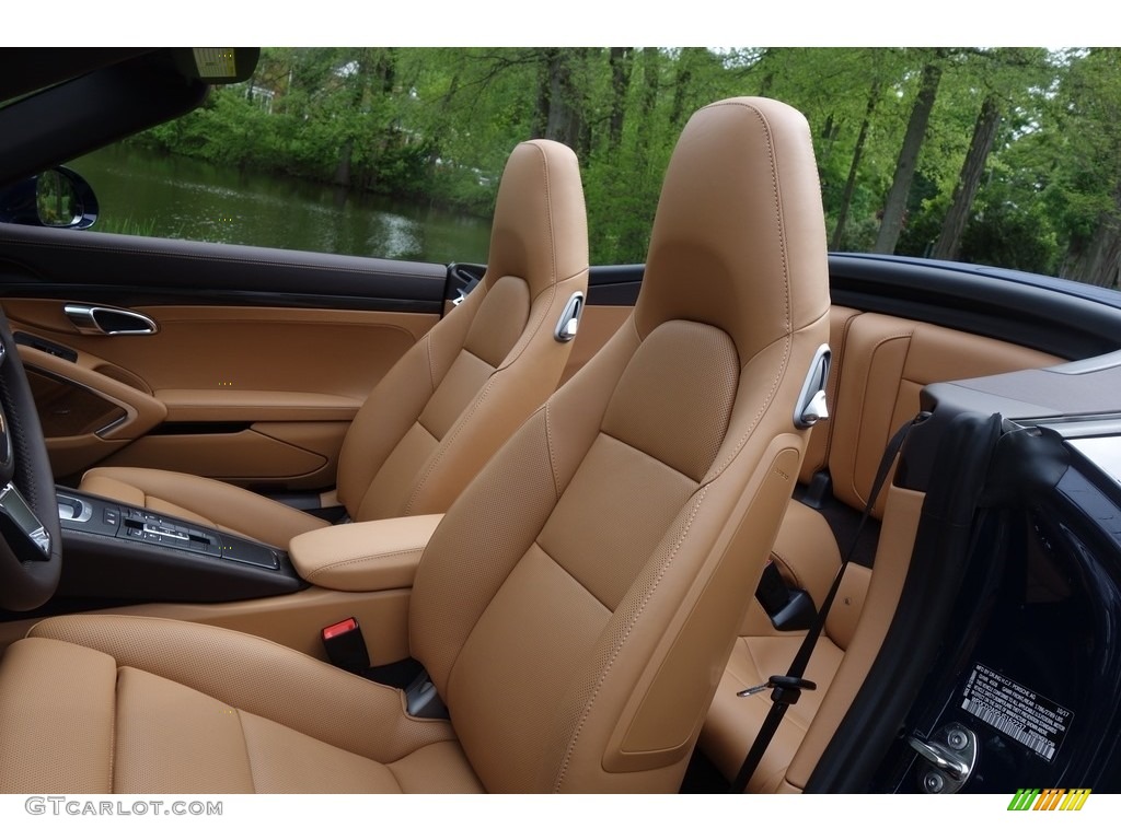 2018 911 Turbo S Cabriolet - Night Blue Metallic / Espresso/Cognac Natural photo #14