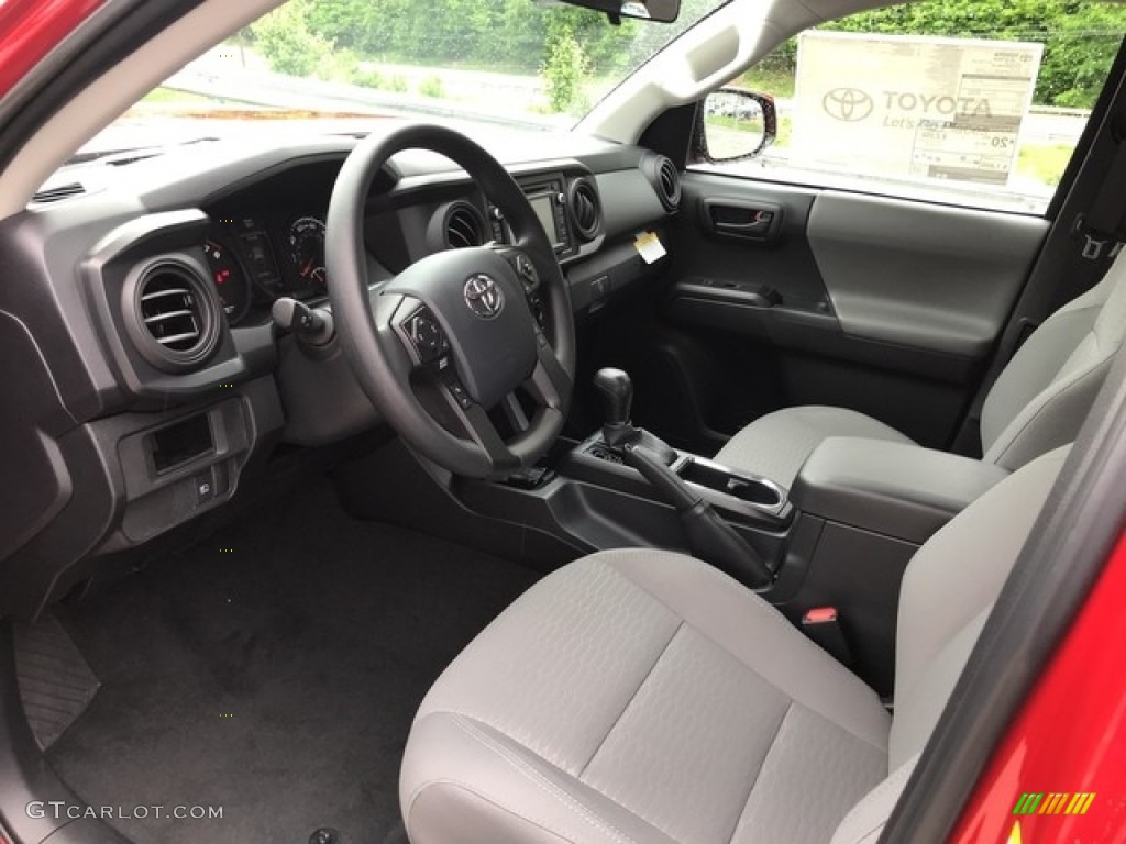 Cement Gray Interior 2018 Toyota Tacoma SR Access Cab 4x4 Photo #127284547