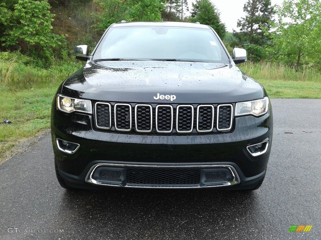 2018 Grand Cherokee Limited - Diamond Black Crystal Pearl / Black photo #3