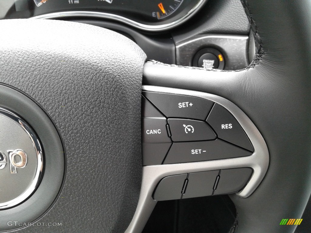 2018 Grand Cherokee Limited - Diamond Black Crystal Pearl / Black photo #18