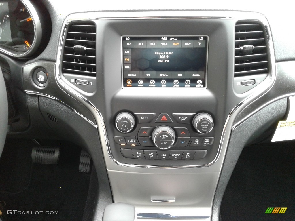 2018 Grand Cherokee Limited - Diamond Black Crystal Pearl / Black photo #20