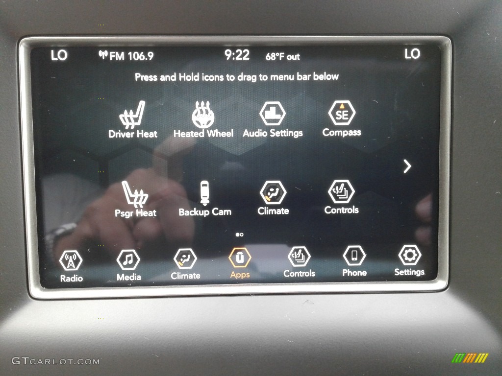 2018 Grand Cherokee Limited - Diamond Black Crystal Pearl / Black photo #25