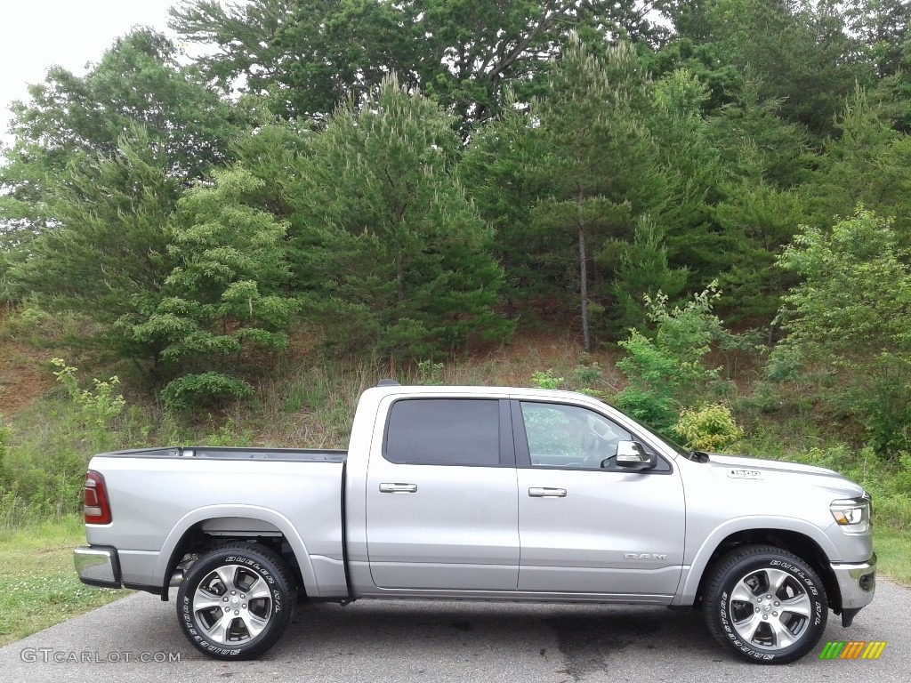 2019 1500 Laramie Crew Cab 4x4 - Billett Silver Metallic / Black photo #5