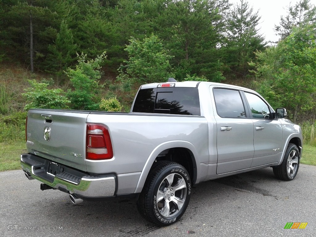 2019 1500 Laramie Crew Cab 4x4 - Billett Silver Metallic / Black photo #6