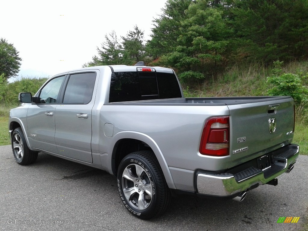 2019 1500 Laramie Crew Cab 4x4 - Billett Silver Metallic / Black photo #8