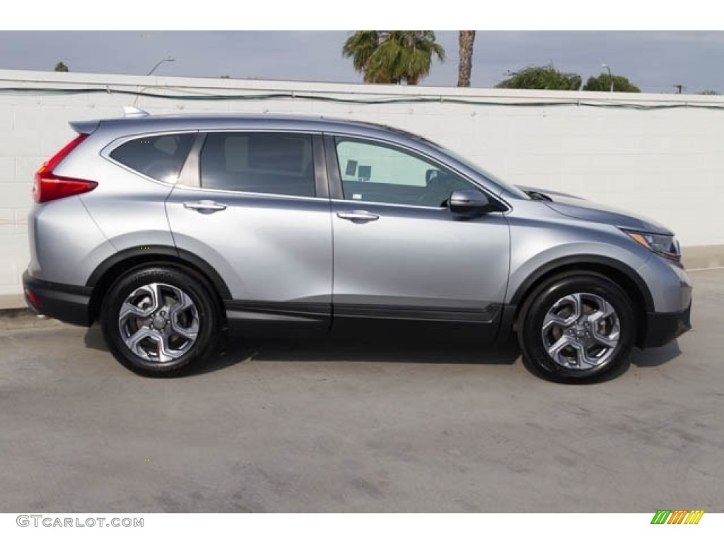 2018 CR-V EX - Lunar Silver Metallic / Black photo #7